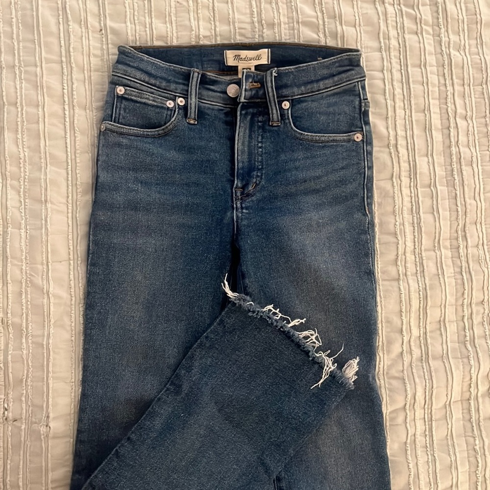 Size 24 madewell bootcut jeans